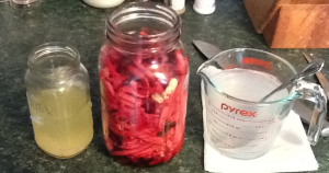 fermenting rutabaga whey and brine